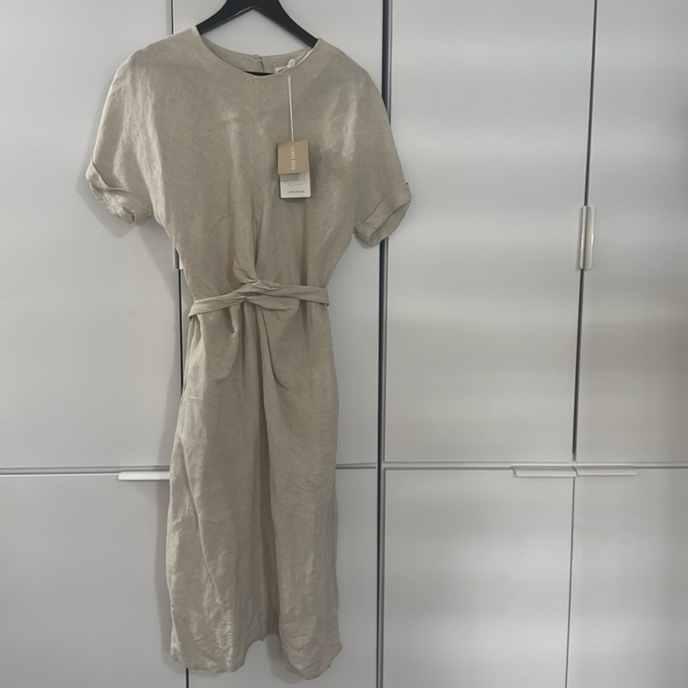 Rare Earth Linen Blend Safari Dress
